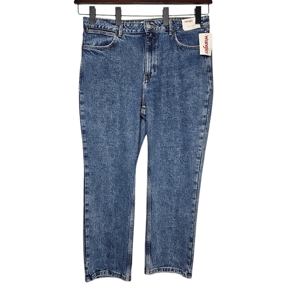 Wrangler High Rise Rodeo Straight Crop - Picture 1 of 5